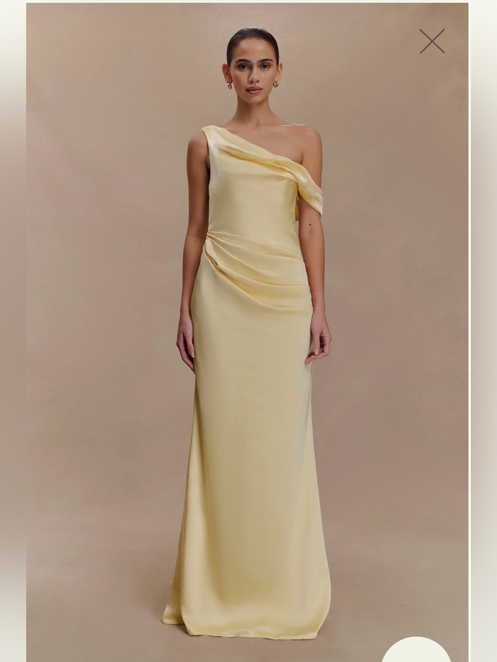 Meshki Dalia Dress in Lemon
